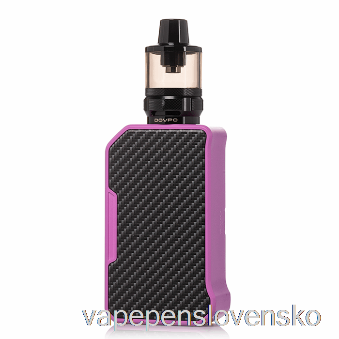 Dovpo Mvp 220w Starter Kit Carbon Fiber Purple Vape Slovensko